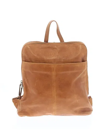 Pre-owned Assorted Brands Backpack In Tan