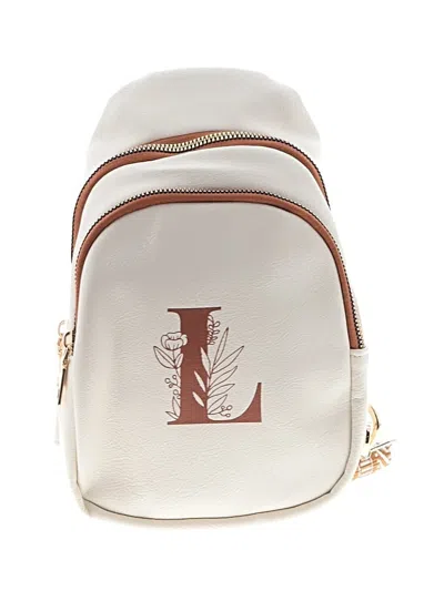 Pre-owned Assorted Brands Backpack In White