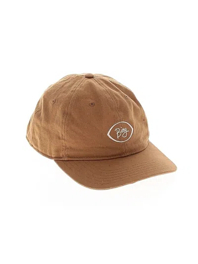 Pre-owned Assorted Brands Baseball Cap In Brown