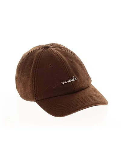 Pre-owned Assorted Brands Baseball Cap In Brown
