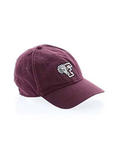 Pre-owned Assorted Brands Baseball Cap In Burgundy