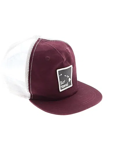 Pre-owned Assorted Brands Kids' Baseball Cap In Burgundy
