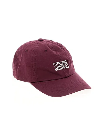 Pre-owned Assorted Brands Baseball Cap In Burgundy