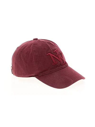 Pre-owned Assorted Brands Baseball Cap In Burgundy