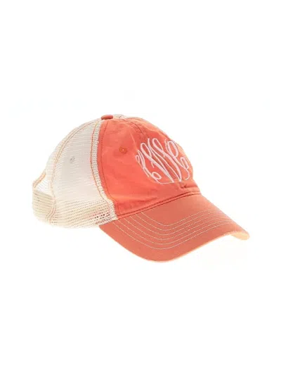Pre-owned Assorted Brands Baseball Cap In Orange