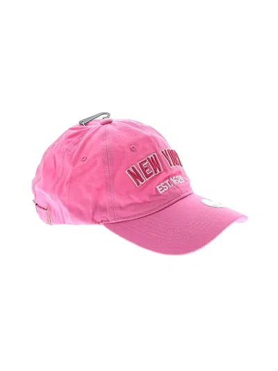 Pre-owned Assorted Brands Baseball Cap In Pink