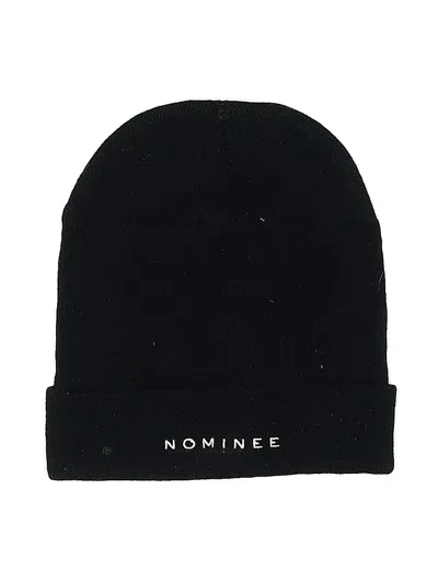 Pre-owned Assorted Brands Beanie Hat In Black