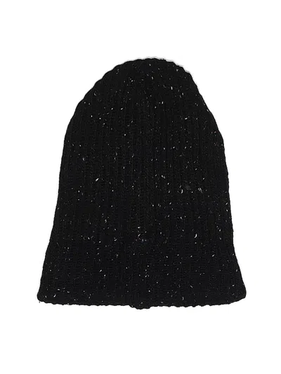 Pre-owned Assorted Brands Beanie Hat In Black
