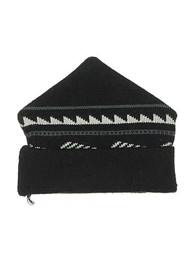 Pre-owned Assorted Brands Beanie Hat In Black