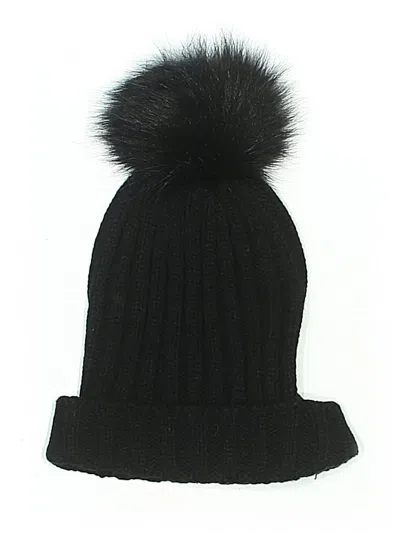 Pre-owned Assorted Brands Beanie Hat In Black