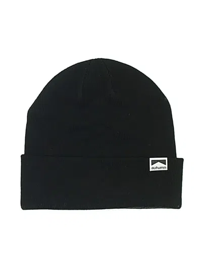 Pre-owned Assorted Brands Beanie Hat In Black