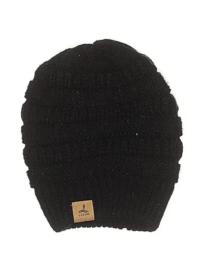 Pre-owned Assorted Brands Beanie Hat In Black