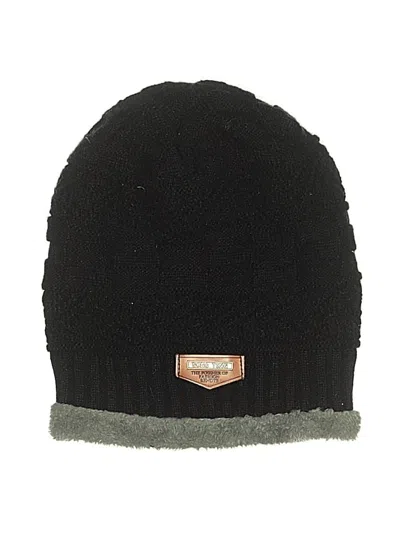 Pre-owned Assorted Brands Beanie Hat In Black