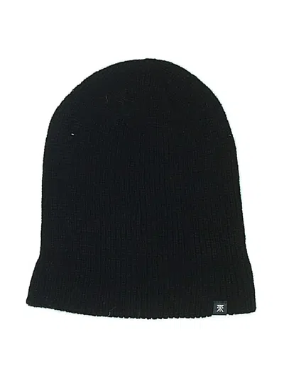 Pre-owned Assorted Brands Beanie Hat In Black