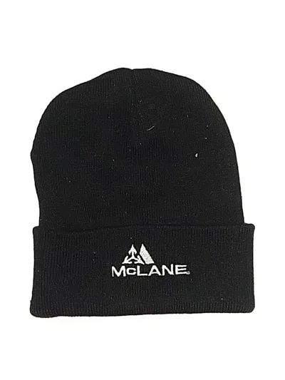 Pre-owned Assorted Brands Beanie Hat In Black