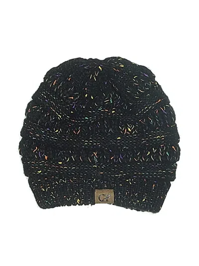 Pre-owned Assorted Brands Beanie Hat In Black