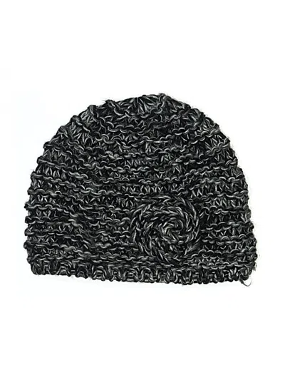 Pre-owned Assorted Brands Beanie Hat In Black