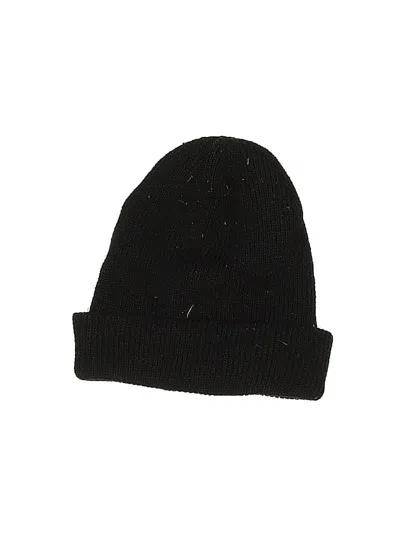 Pre-owned Assorted Brands Beanie Hat In Black