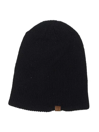 Pre-owned Assorted Brands Beanie Hat In Black