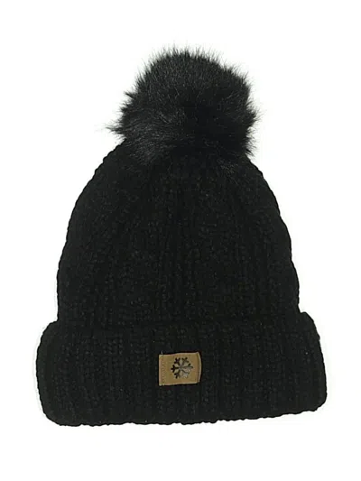 Pre-owned Assorted Brands Beanie Hat In Black