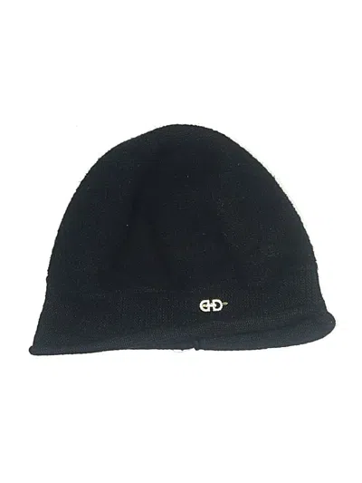 Pre-owned Assorted Brands Beanie Hat In Black