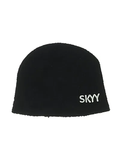 Pre-owned Assorted Brands Beanie Hat In Black