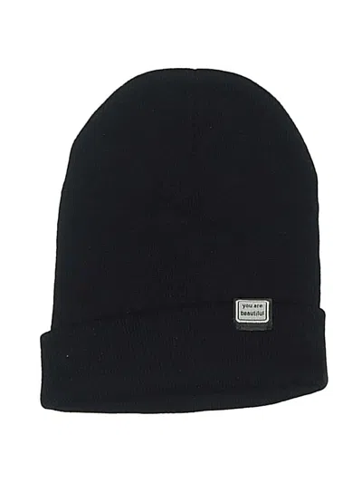 Pre-owned Assorted Brands Beanie Hat In Black