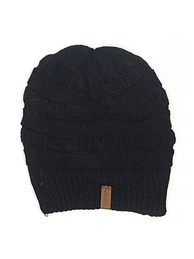 Pre-owned Assorted Brands Beanie Hat In Black