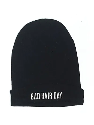 Pre-owned Assorted Brands Beanie Hat In Black
