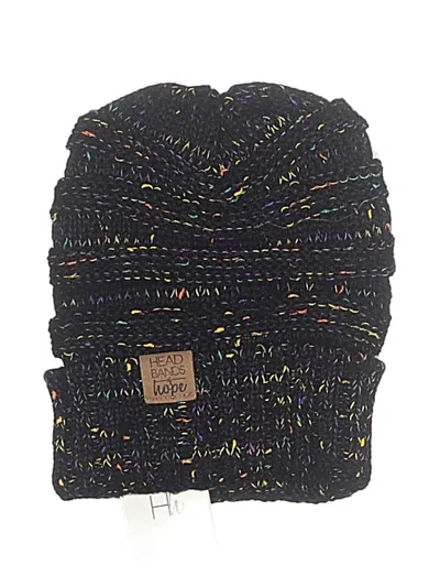 Pre-owned Assorted Brands Beanie Hat In Black