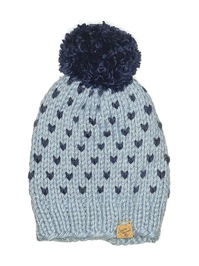 Pre-owned Assorted Brands Beanie Hat In Blue