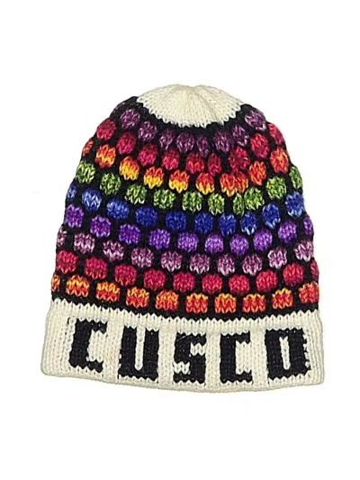 Pre-owned Assorted Brands Beanie Hat In Blue