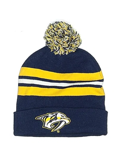 Pre-owned Assorted Brands Beanie Hat In Blue