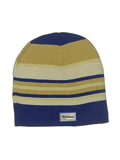 Pre-owned Assorted Brands Beanie Hat In Blue