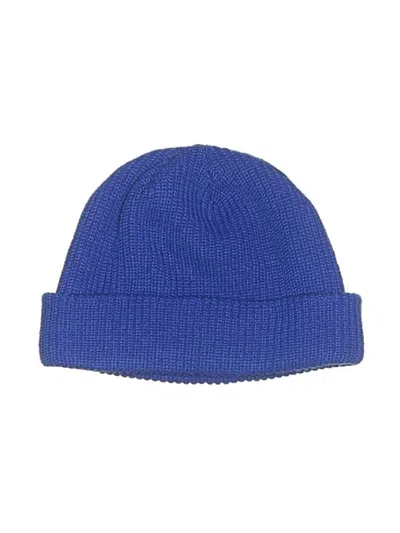 Pre-owned Assorted Brands Beanie Hat In Blue
