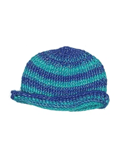 Pre-owned Assorted Brands Beanie Hat In Blue