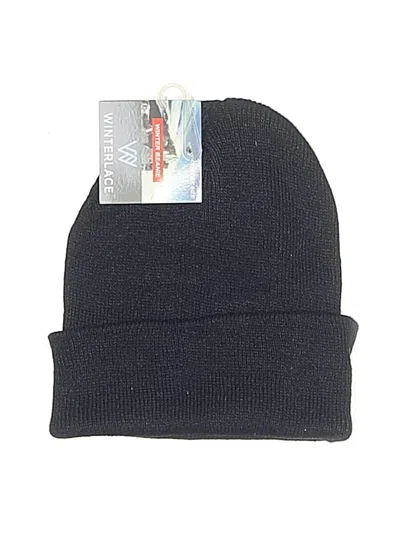 Pre-owned Assorted Brands Beanie Hat In Blue