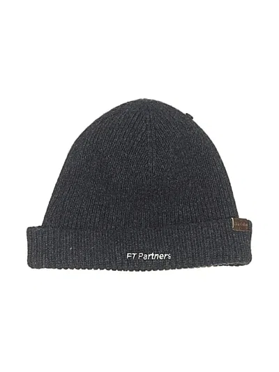 Pre-owned Assorted Brands Beanie Hat In Blue