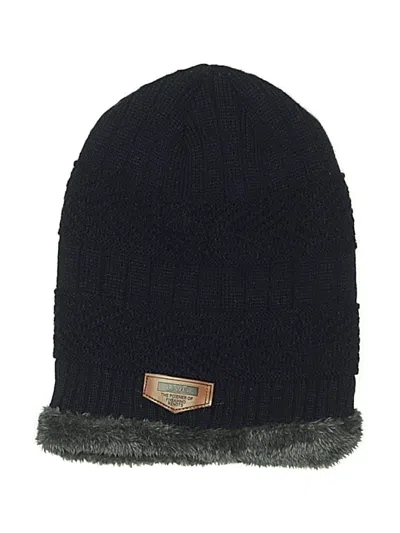 Pre-owned Assorted Brands Beanie Hat In Blue