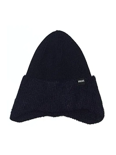 Pre-owned Assorted Brands Beanie Hat In Blue
