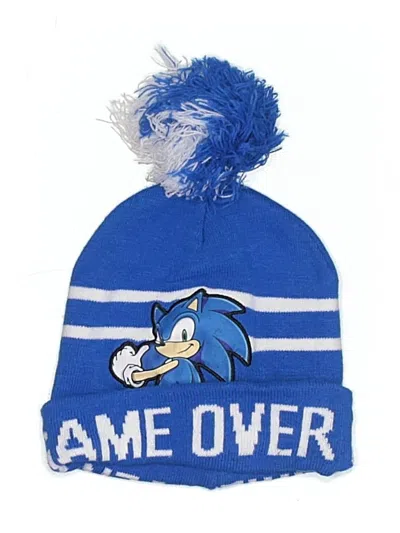 Pre-owned Assorted Brands Beanie Hat In Blue