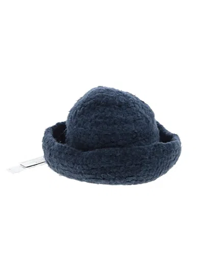 Pre-owned Assorted Brands Beanie Hat In Blue