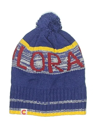 Pre-owned Assorted Brands Beanie Hat In Blue