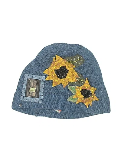 Pre-owned Assorted Brands Beanie Hat In Blue