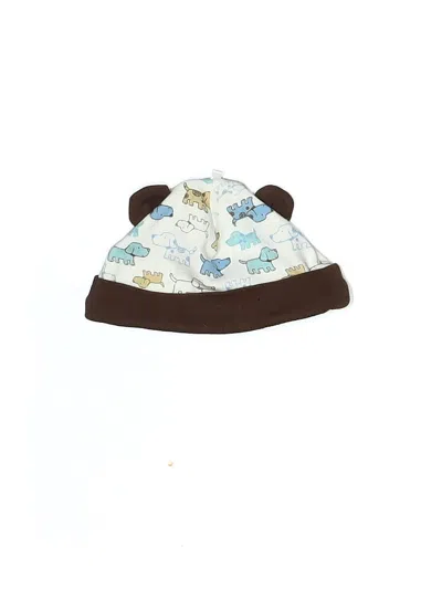 Pre-owned Assorted Brands Babies' Beanie Hat In Brown