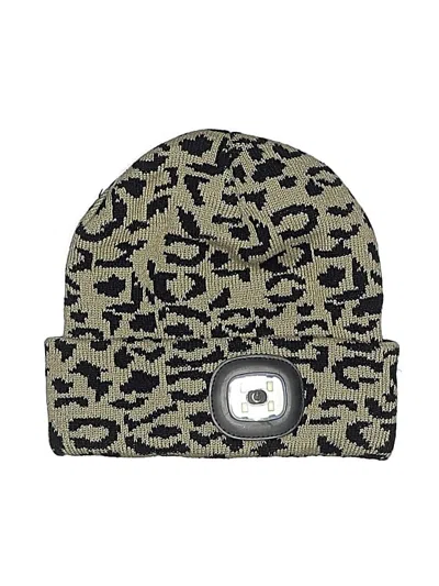 Pre-owned Assorted Brands Beanie Hat In Brown