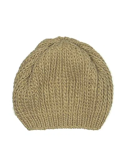 Pre-owned Assorted Brands Beanie Hat In Brown