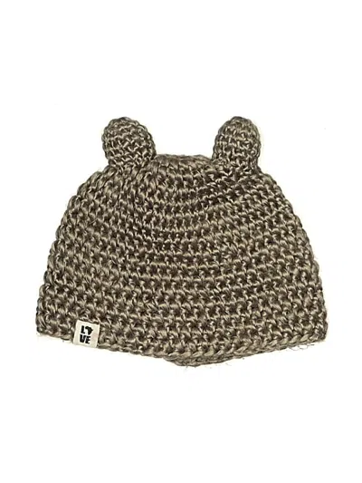 Pre-owned Assorted Brands Kids' Beanie Hat In Brown