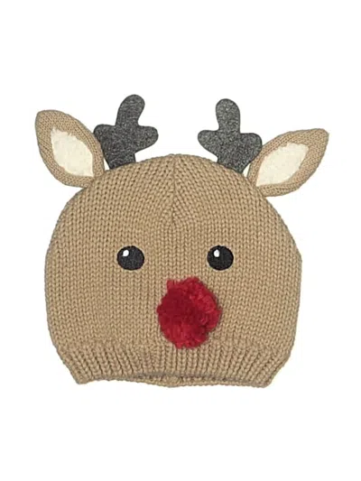 Pre-owned Assorted Brands Kids' Beanie Hat In Brown