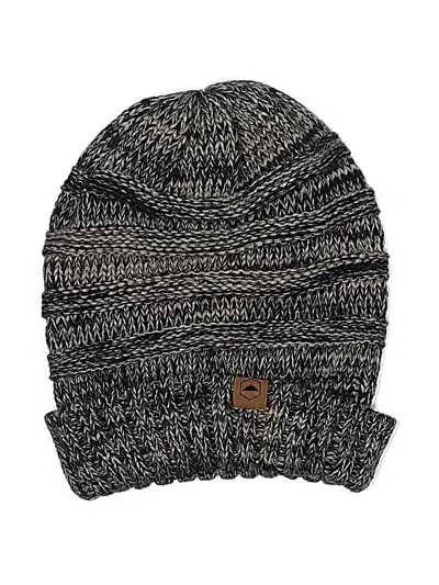Pre-owned Assorted Brands Beanie Hat In Brown